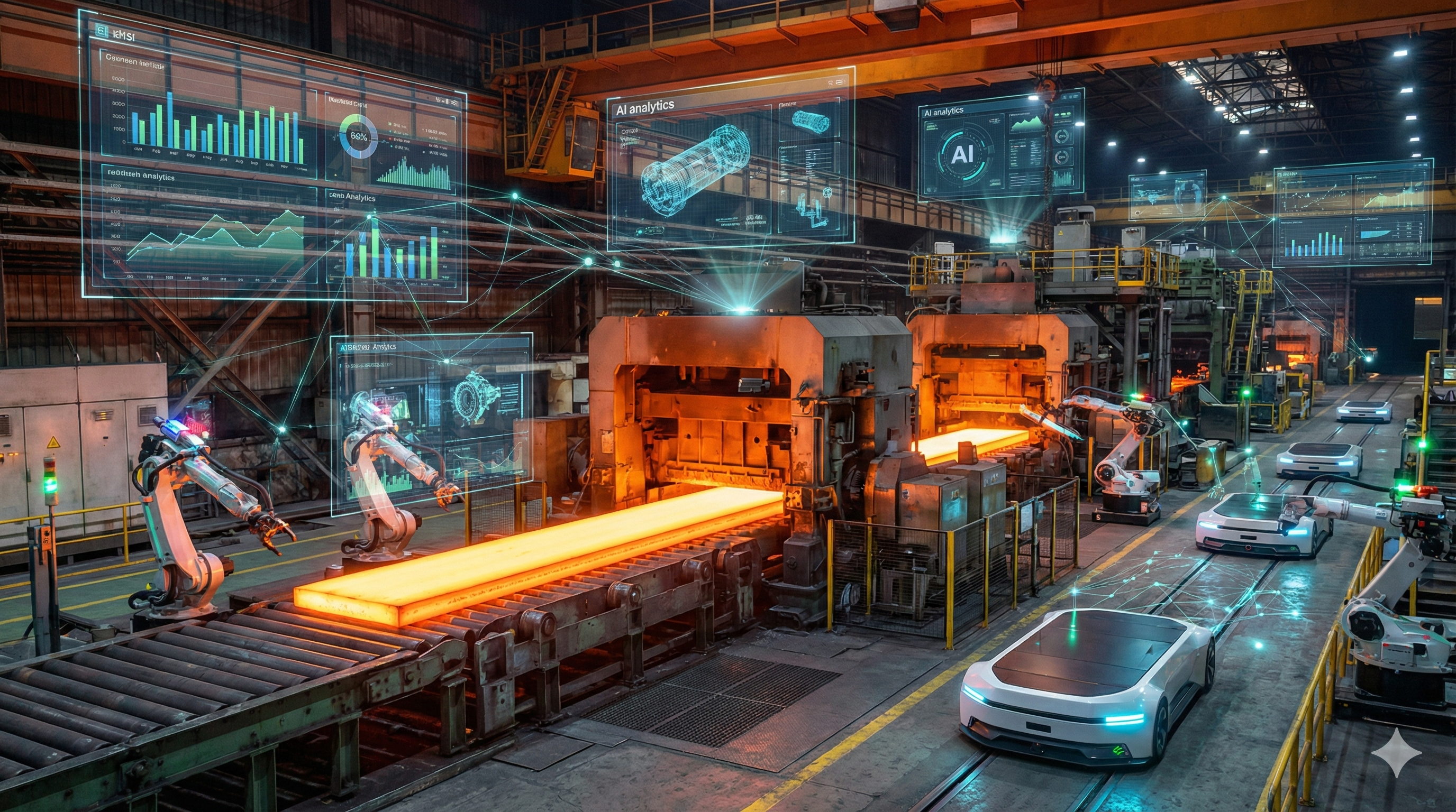 فولاد ۴.۰: وقتی غول‌های آهنی «هوشمند» می‌شوند