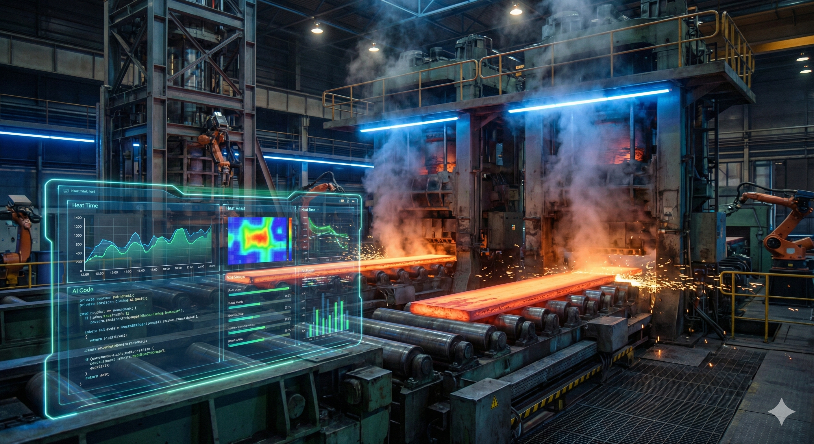 فولاد ۴.۰: وقتی هوش مصنوعی پشت دستگاه نورد می‌نشیند